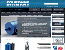 Tablet Screenshot of couronnediamant.com